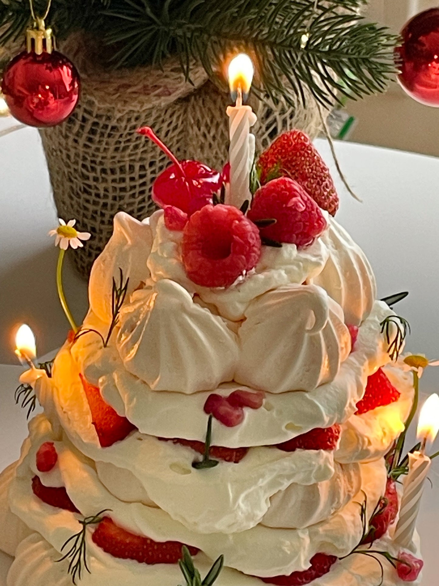 Strawberry Pavlova