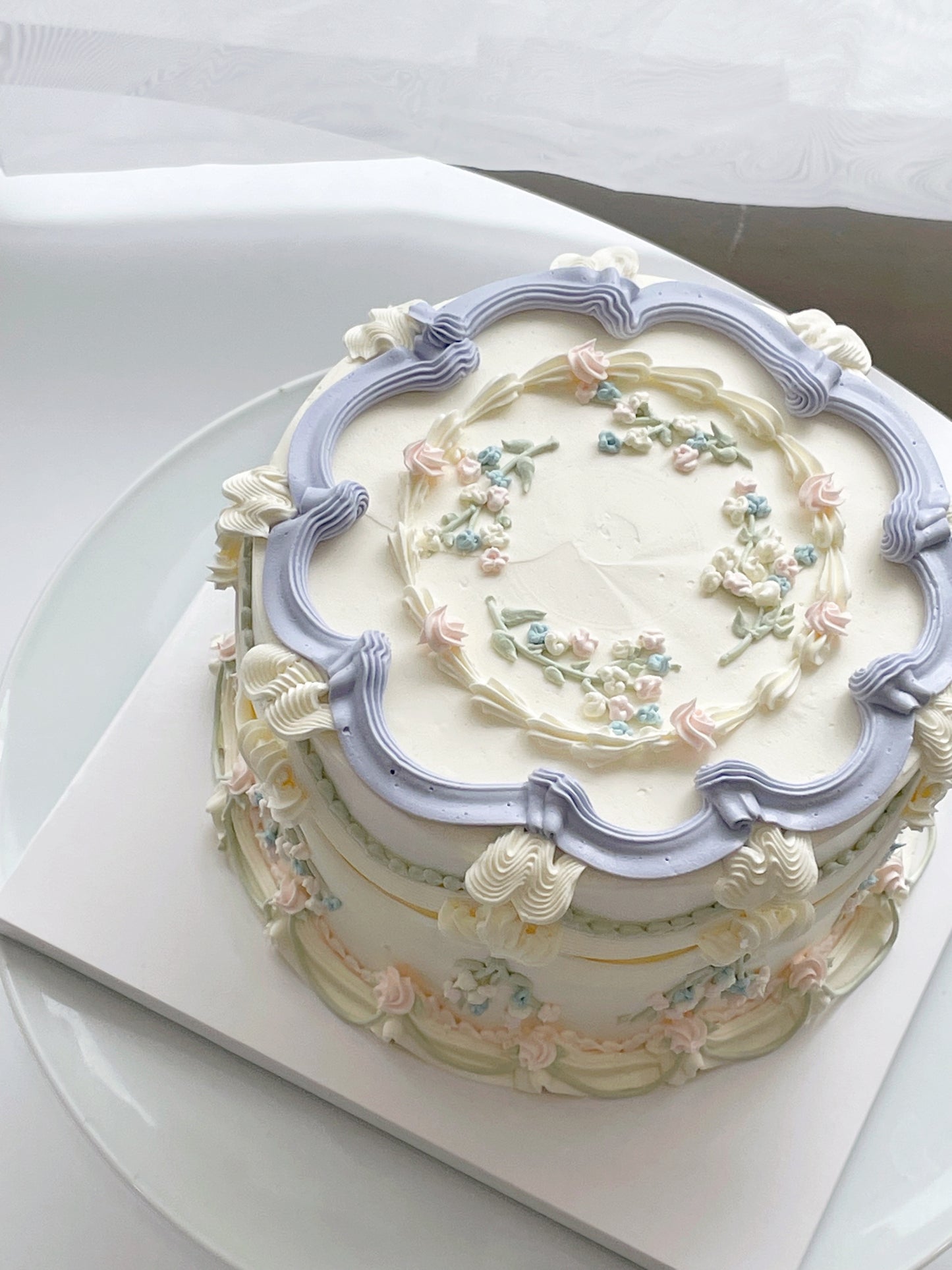 Vintage Floral Cake