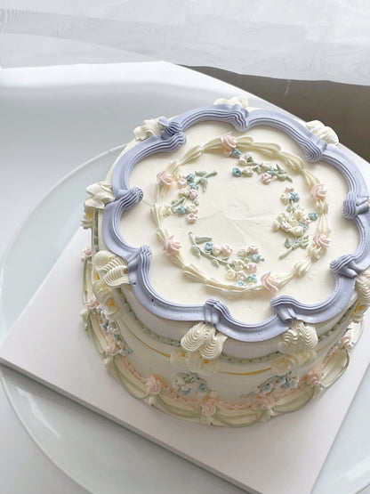 Vintage Floral Cake