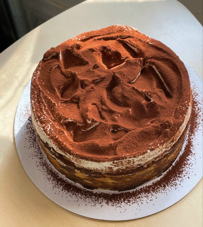 Tiramisu Basque Cheesecake
