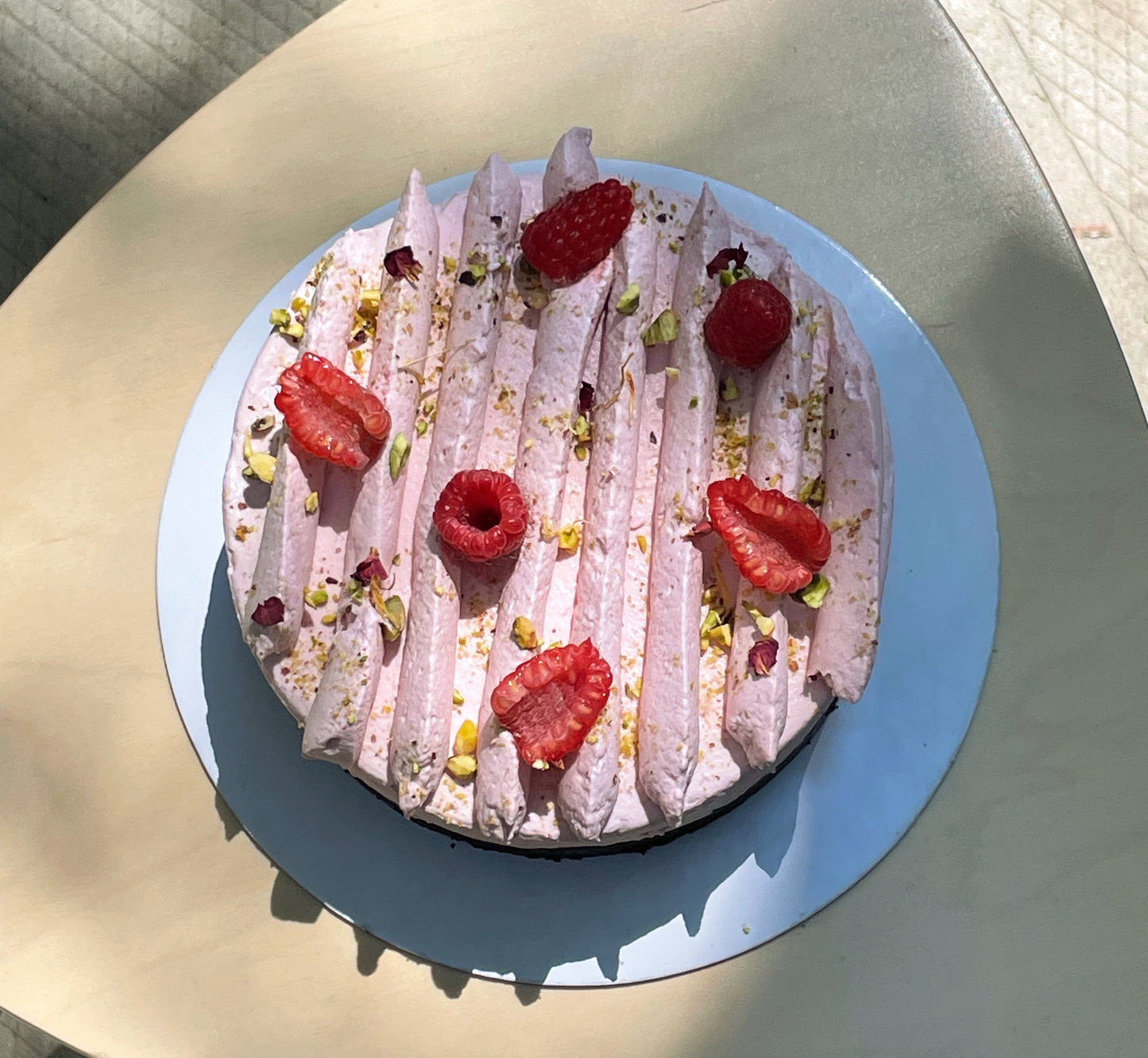 Pistachio Raspberry