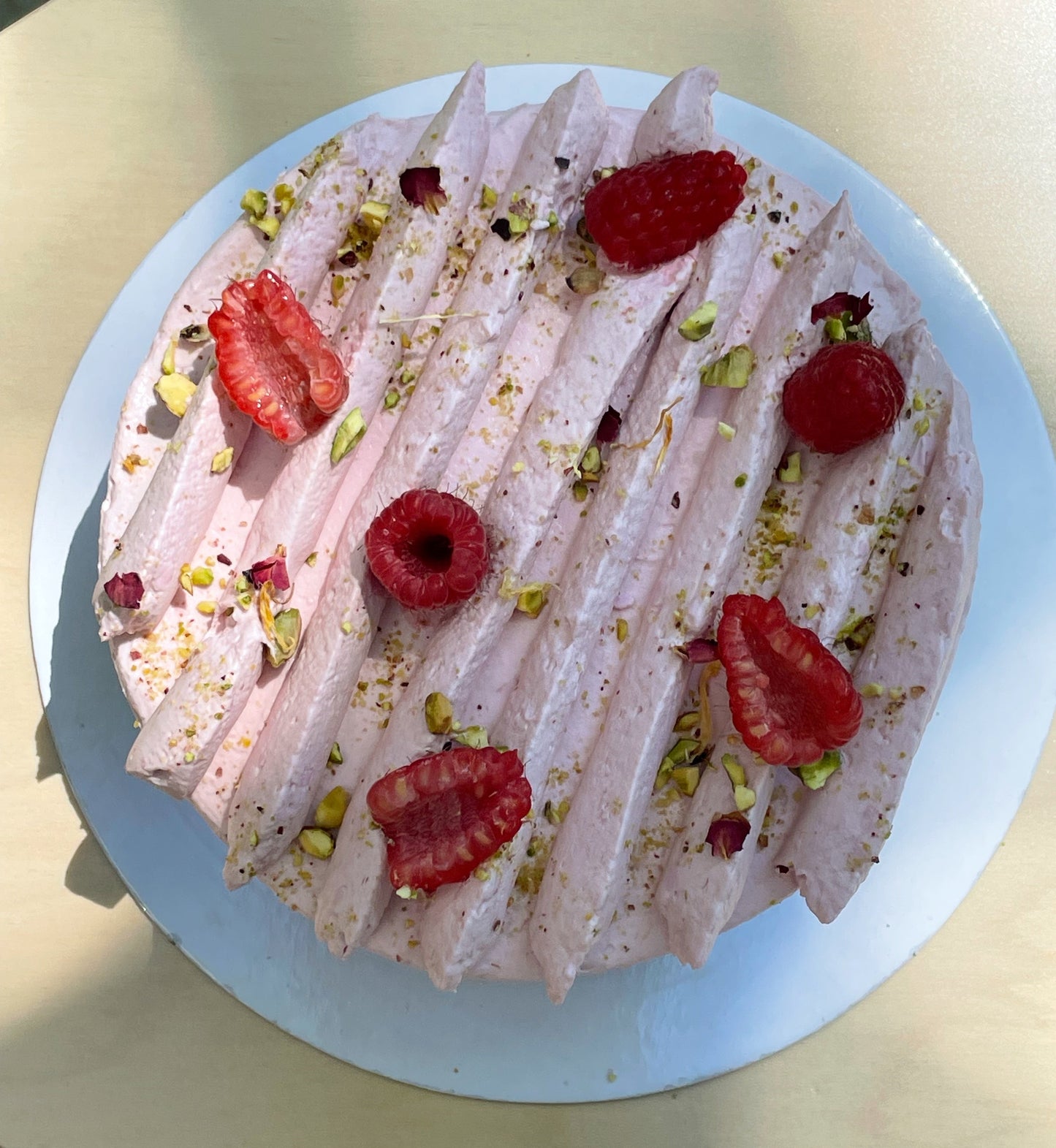 Pistachio Raspberry